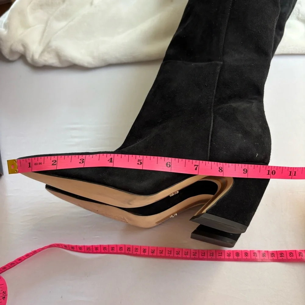 Sam Edelman Sulema Suede Boots Size 6 black NWOT - Picture 11 of 12